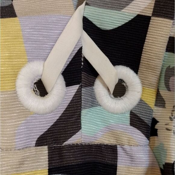 Raoul Women's Size US 10, V-Neck Abstract Multicolor Blouse Top - Picture 6 of 9